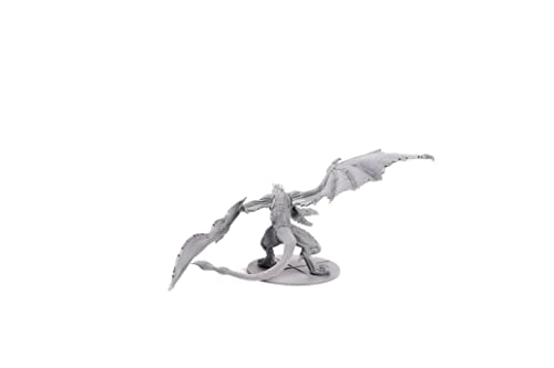 Dark Souls The Role Playing Guardian Dragon Miniature & Stat Cards - 5E Compatible Silver