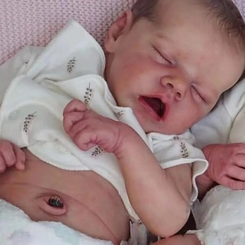 Reborn Baby Doll - 18 inch Silicone Boy and Girl Ages 3+ Bundle