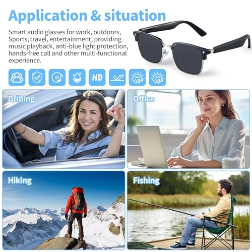 Smart Audio Bluetooth Speaker - 5.2 Bluetooth UV400 polarized
