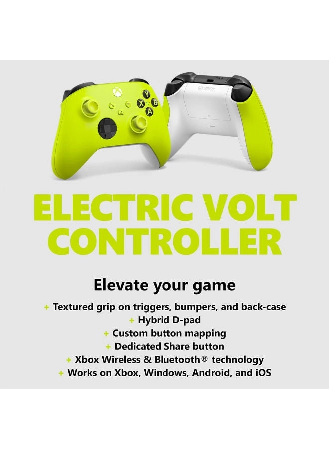 (Renewed) Wireless Controller - Electric Volt Xbox Series X|S