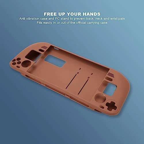 Steam Deck Full Case - Kickstand Coffee brown