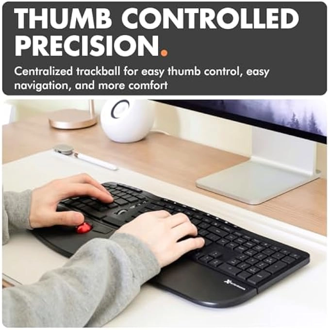 ERGONOMIC WIRELESS KEYBOARD - Wireless