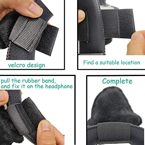 Cat Ears Headphone Attachment for Logitech G PRO HypreX Cloud/Cloud Flight - Adjustable