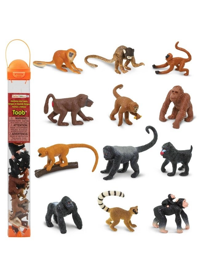 Safari Ltd Apes & Monkeys TOOB 12 pcs