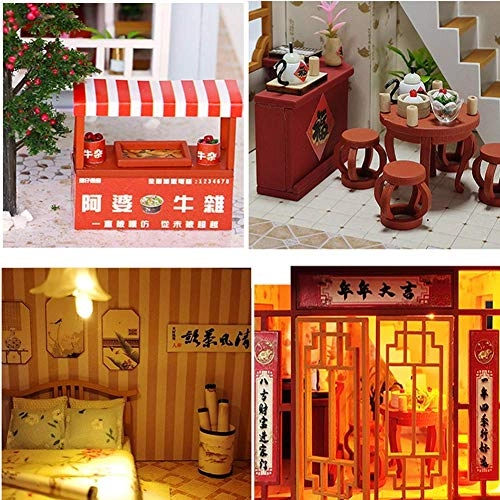Dollhouse Miniature DIY House Kit - 1:24 Scale