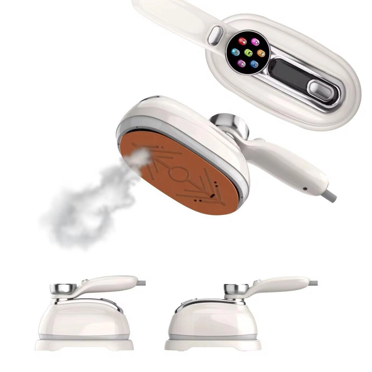 Tradeo Mini Steamer Iron - 1300W 160ml LED Display