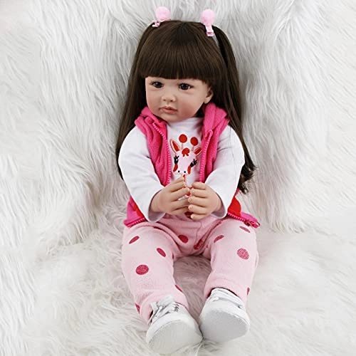Reborn Baby Doll - 22 Inches / 55 cm Silicone Ages 3+