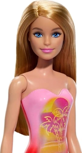 Barbie Fashion & Beauty Beach Doll - Orange Swimsuit Ages 3+