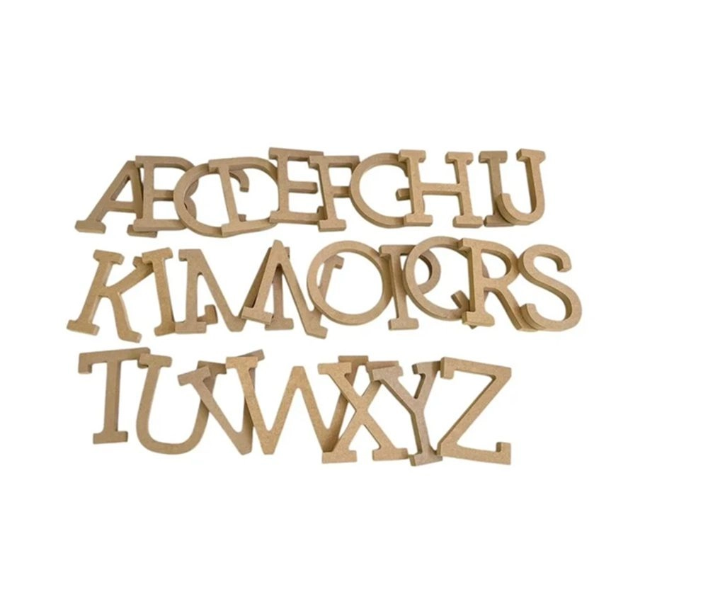 Standing Upper Case Letters - Suitable for 4 years and above 26 Pcs