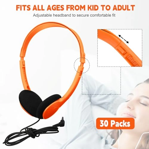 KQ1728 Wired Headphone 30 Pack