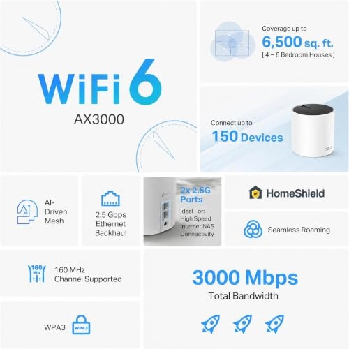 Deco X55 Pro - Wi-Fi 6 3 piece(s)