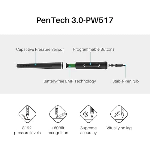 Drawing Tablet - 476.64 x 268.11mm 8192 Levels