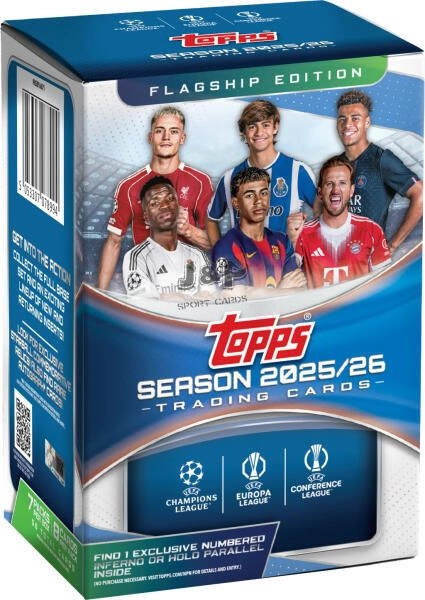 Topps UEFA Club Competitions Value Box - 56pcs