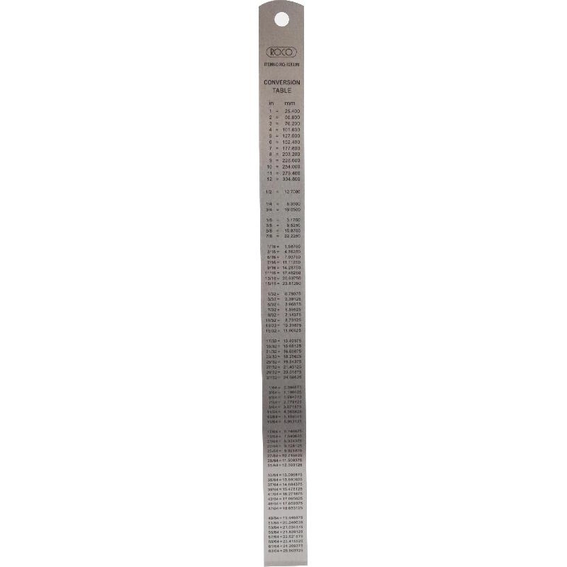 Ruler - 12" (30 cm) Stainless Steel