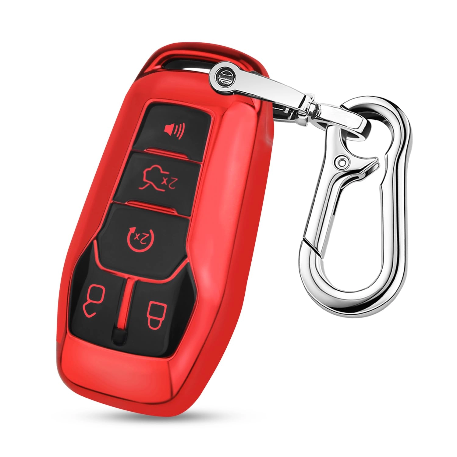 QBUC Key Fob Cover - Explorer F150 Lincoln MKC MKX MKZ Fusion Mustang Edge