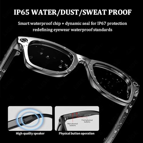 AI Camera Smart Glasses - IP65 260mAh