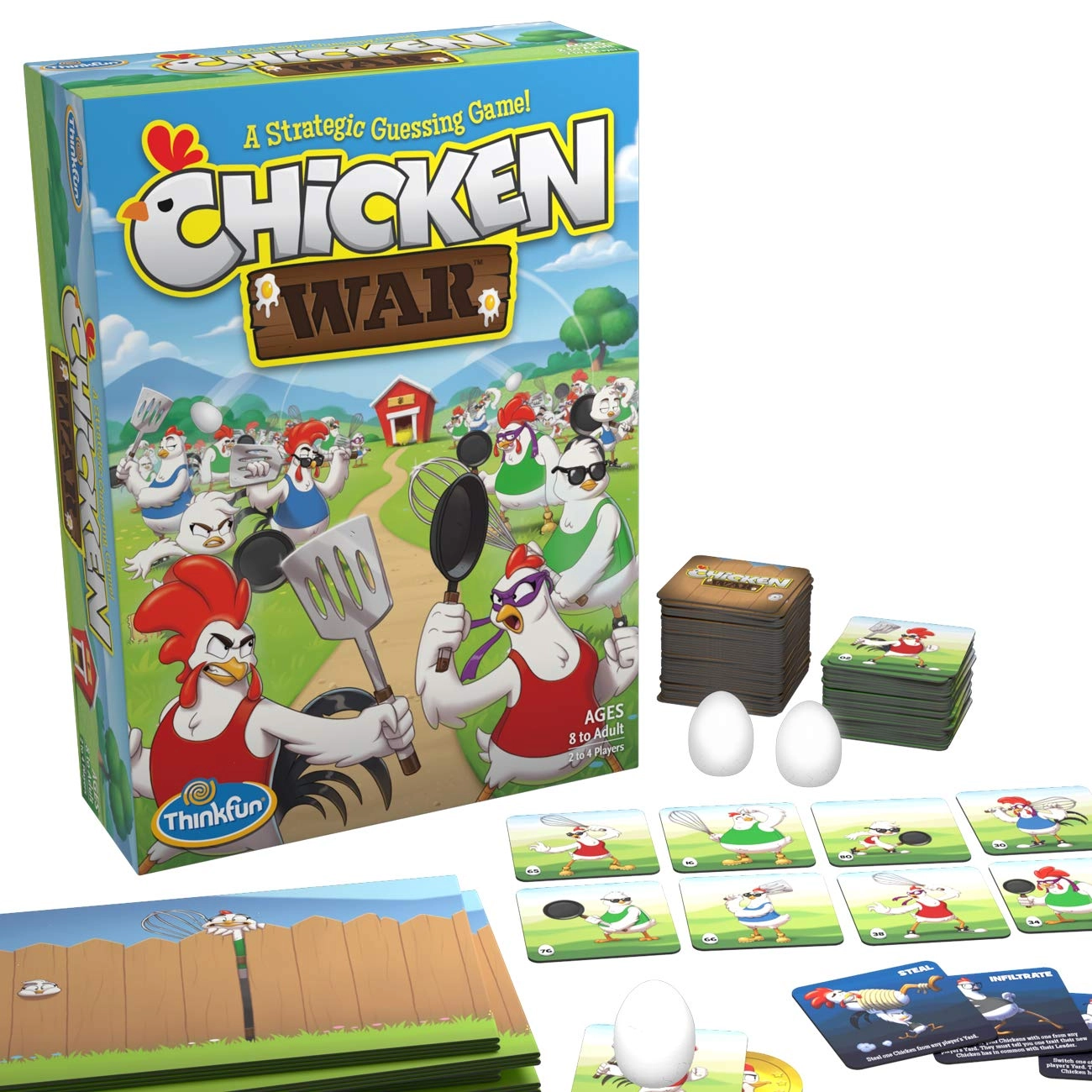 ThinkFun Chicken War - 8 years 2-4 players