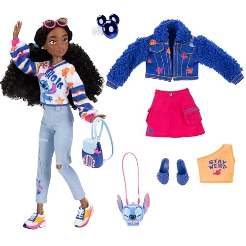 Stitch Fashion Doll - Dark Hair 13 Points of Articulation Two Outfits Ages 6+