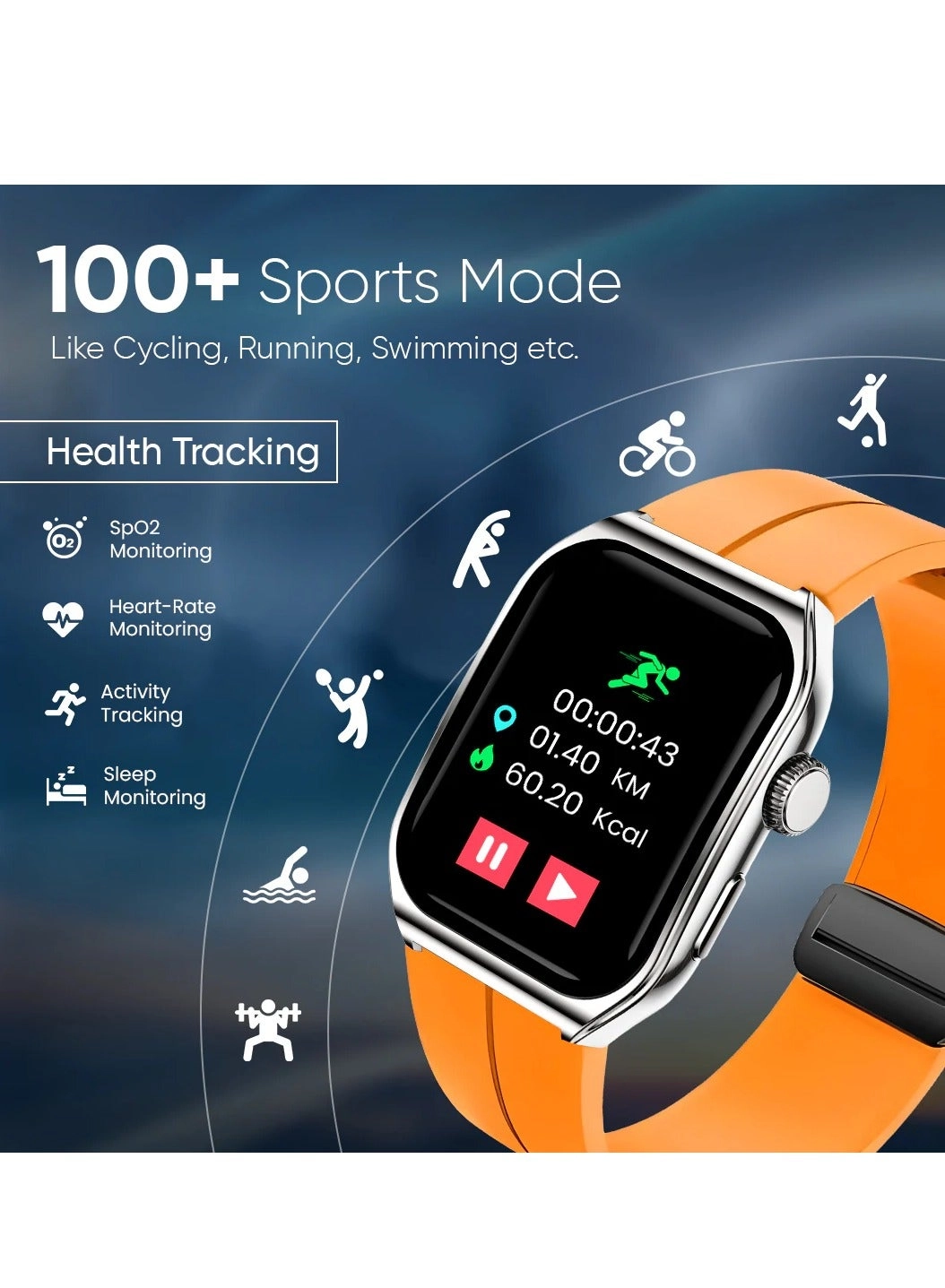 Pronto Flex 40mm Stainless Steel