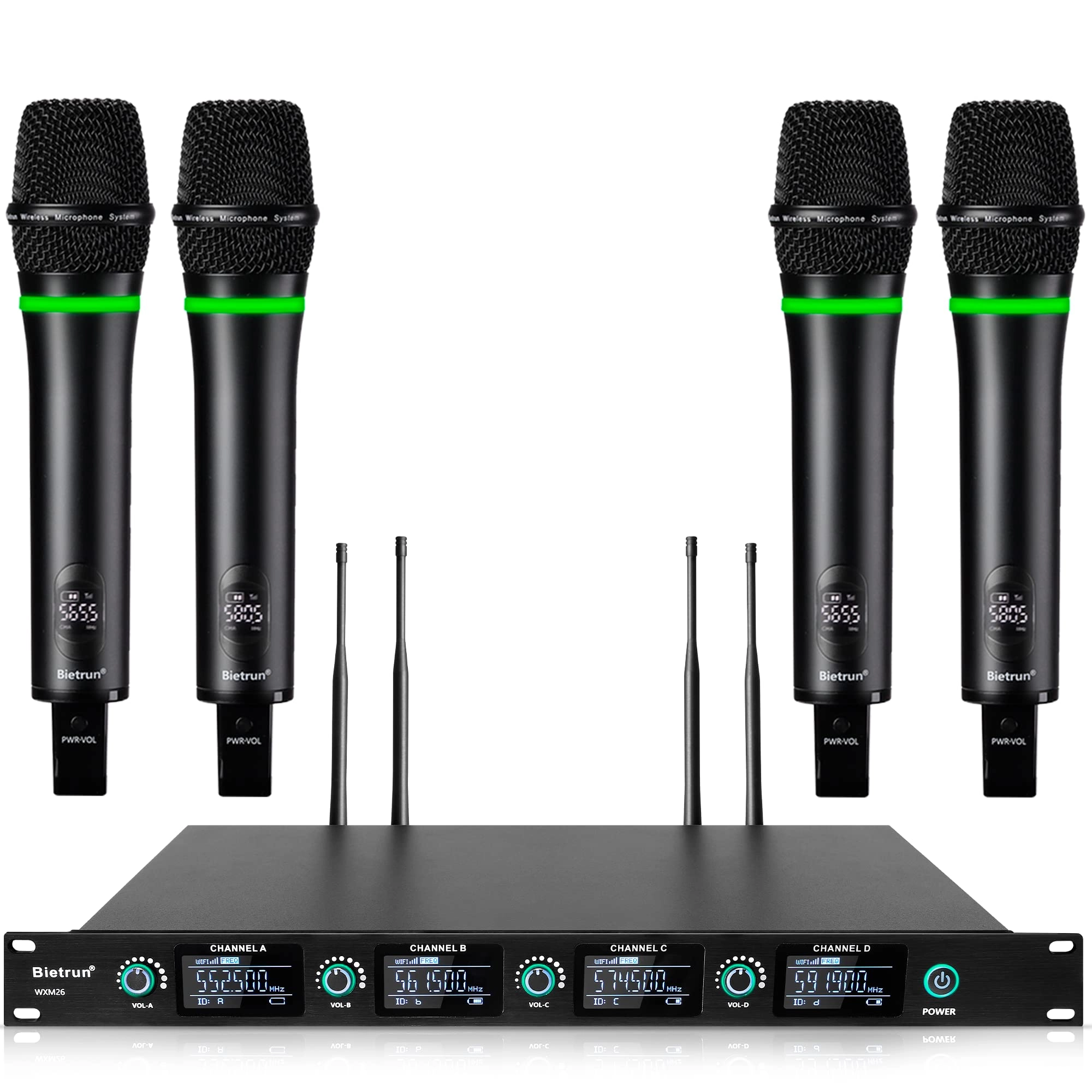 Bietrun WXM26 - 4-Channel UHF