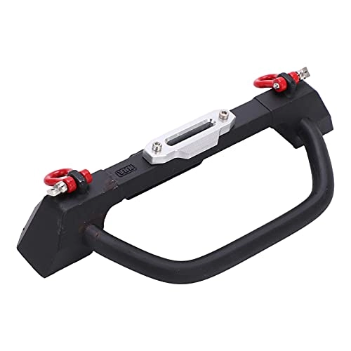 Metal Front Bumper - SCX10 90046 90047/TRX4 1/10 Black