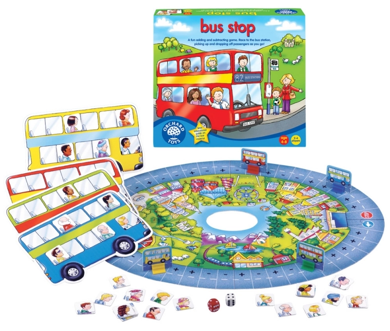 Bus Stop Board Game - 4 to 7 yrs