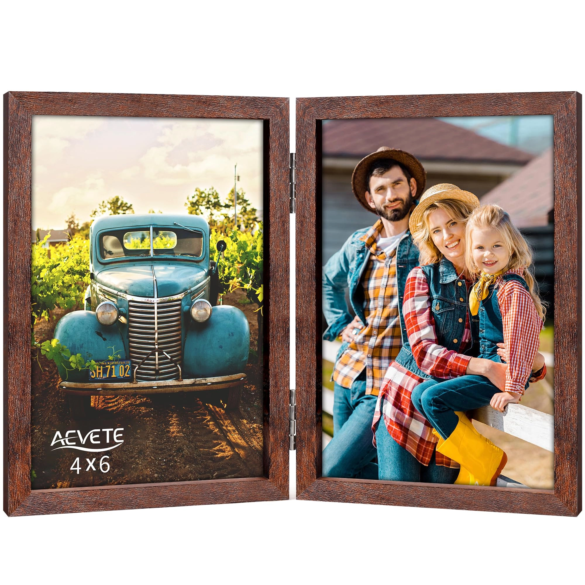 Double Picture Frame - 4x6 in two