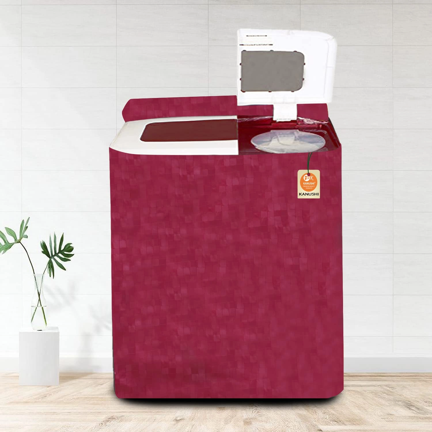 Washing Machine Cover - 6 kg 6.5 kg 7 kg 7.5 kg Brown
