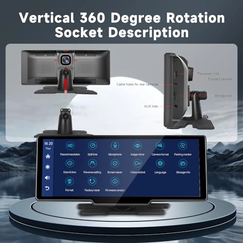 Portable Car Radio - 1280*720P