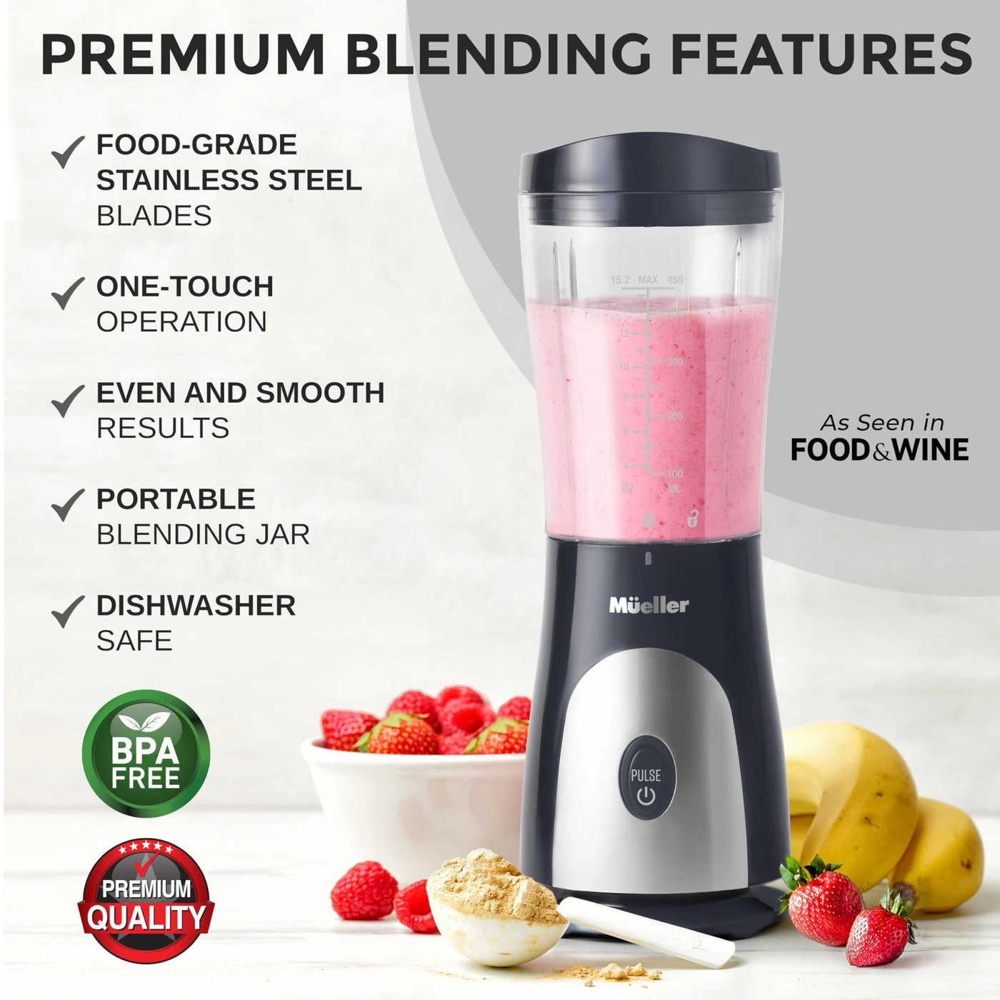 Personal Blender - Portable HeavyDuty