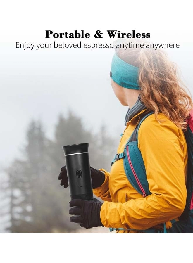 Portable Electric Espresso Machine - Ground Coffee & NS Capsule