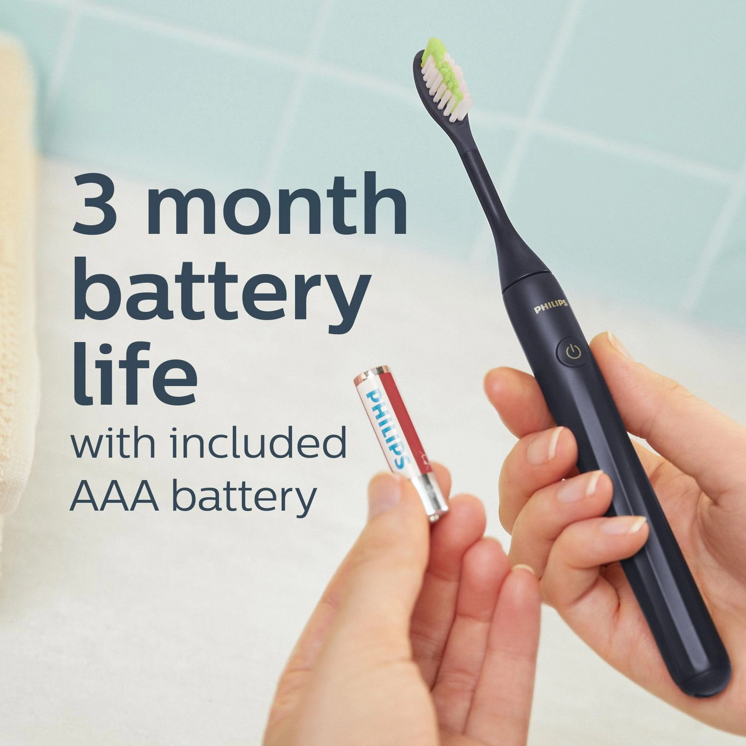 One - Battery Toothbrush 2 Piece
