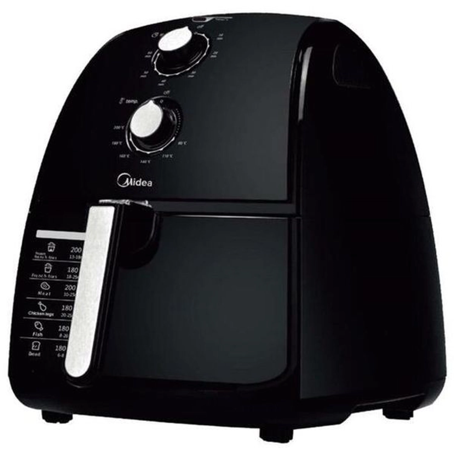 Midea Air Fryer MFTN40A - Adjustable temperature up to 220C 60-minute timer