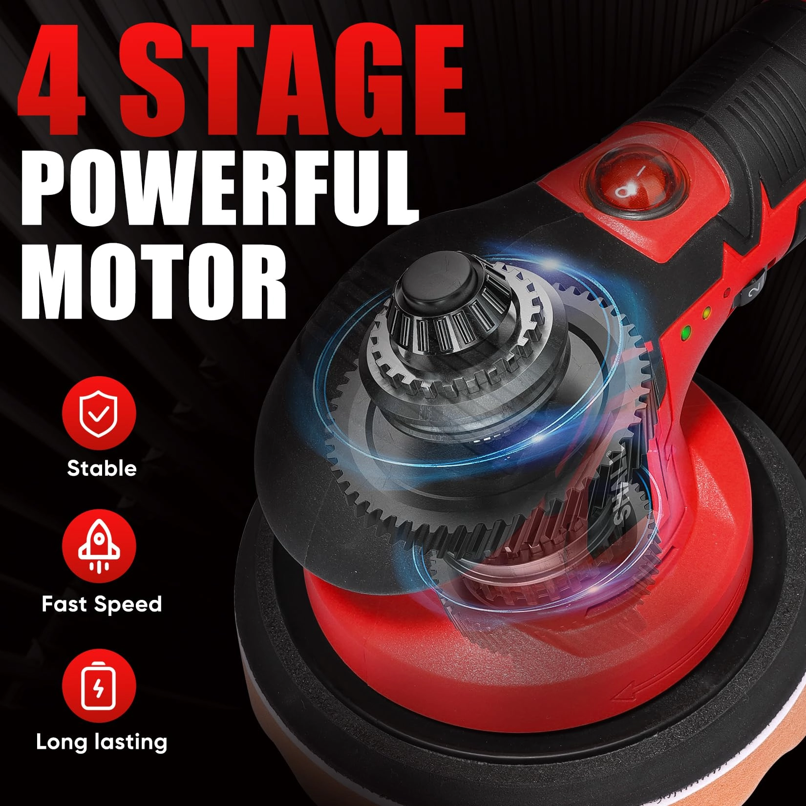 Cordless Car Buffer Polisher - 6 Inch