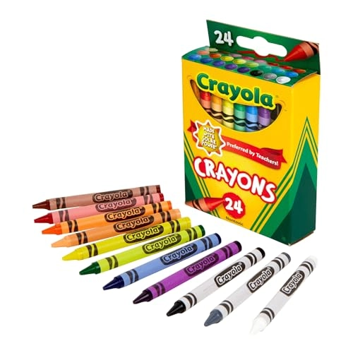 Wax Crayons - 24 Pcs