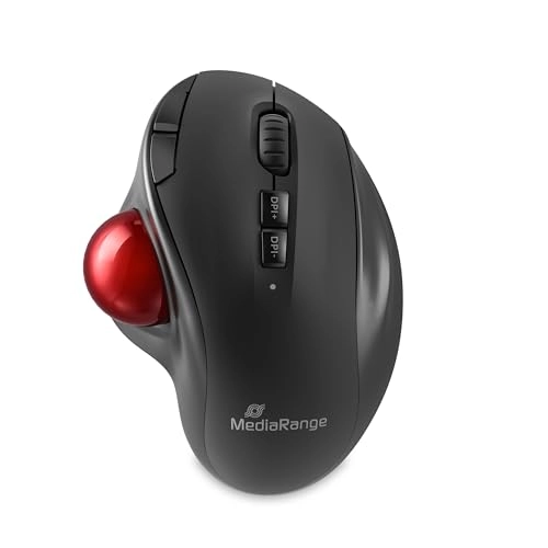 Optical 7-Button Trackball Mouse - Wireless