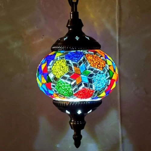 Mediterranean Pendant - E27 Mosaic