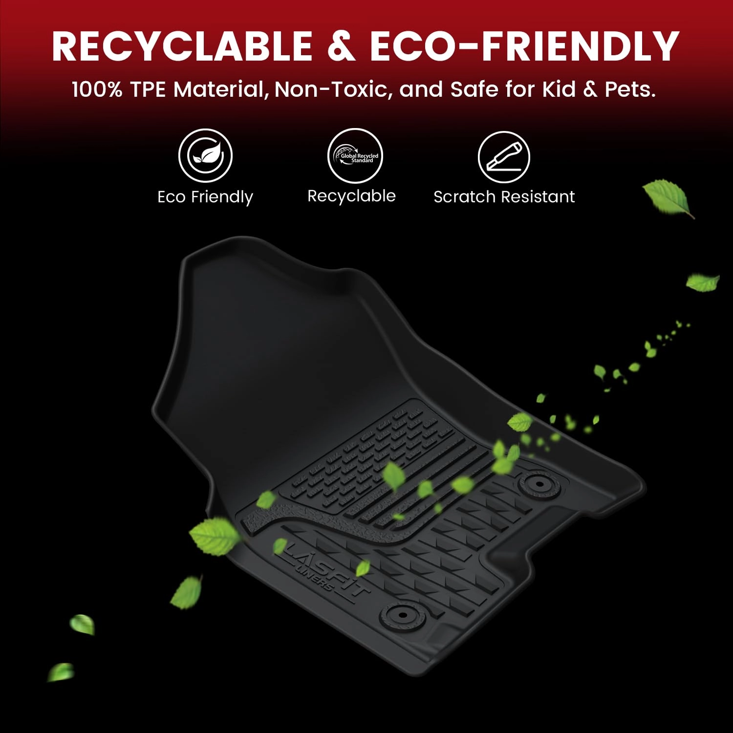Floor Mats - Ram 1500 Crew Cab 2019-2024 1st & 2nd Row