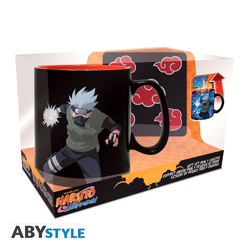 Naruto Shippuden Mug - 1 pcs - 460 ml + Coaster - 1 pcs