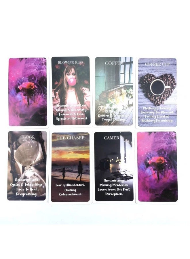 Mysterious Red Rose Oracle Card