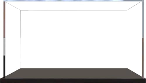 Acrylic display case (75367) - Black Base 110x60x35cm