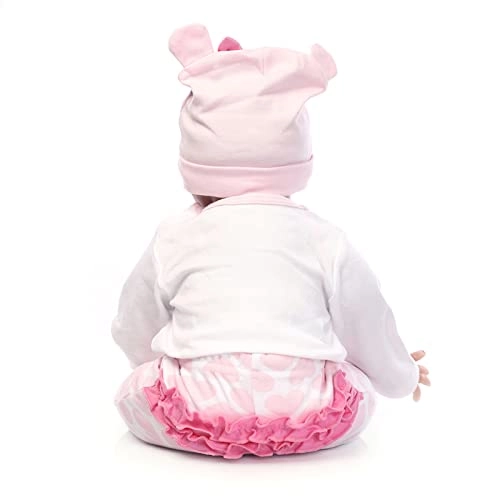 Reborn Baby Doll - 55cm/22in Soft Silicone Dressed