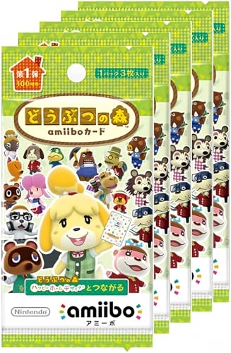 Nintendo Animal Crossing Card amiibo - Japanese 5 pcs