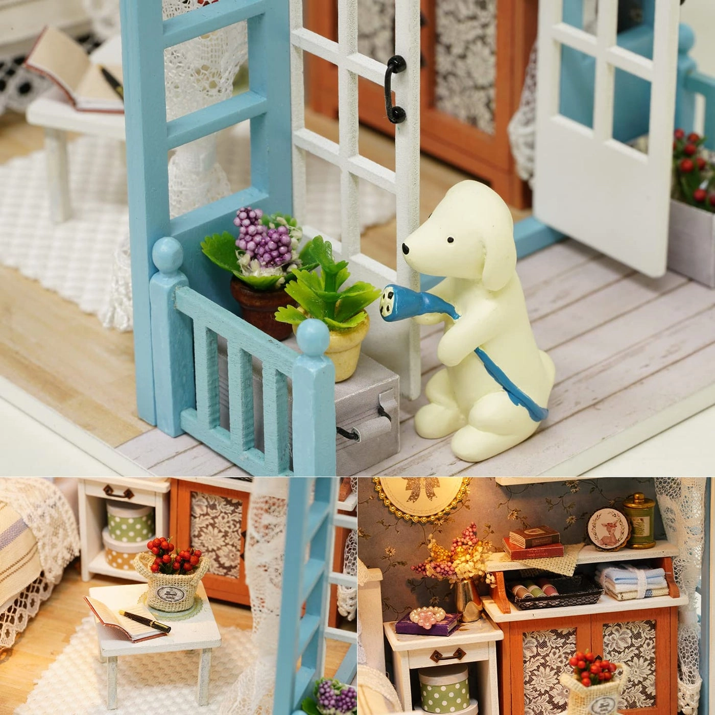 DIY Miniature Dollhouse Kit - Warm Moment 1:24