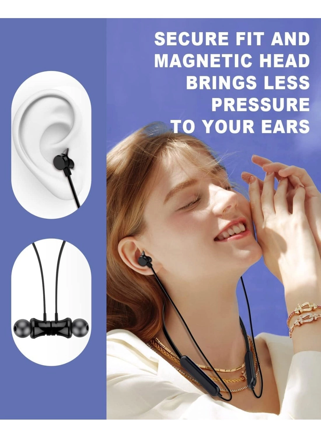 Neckband Bluetooth Wireless Headphone