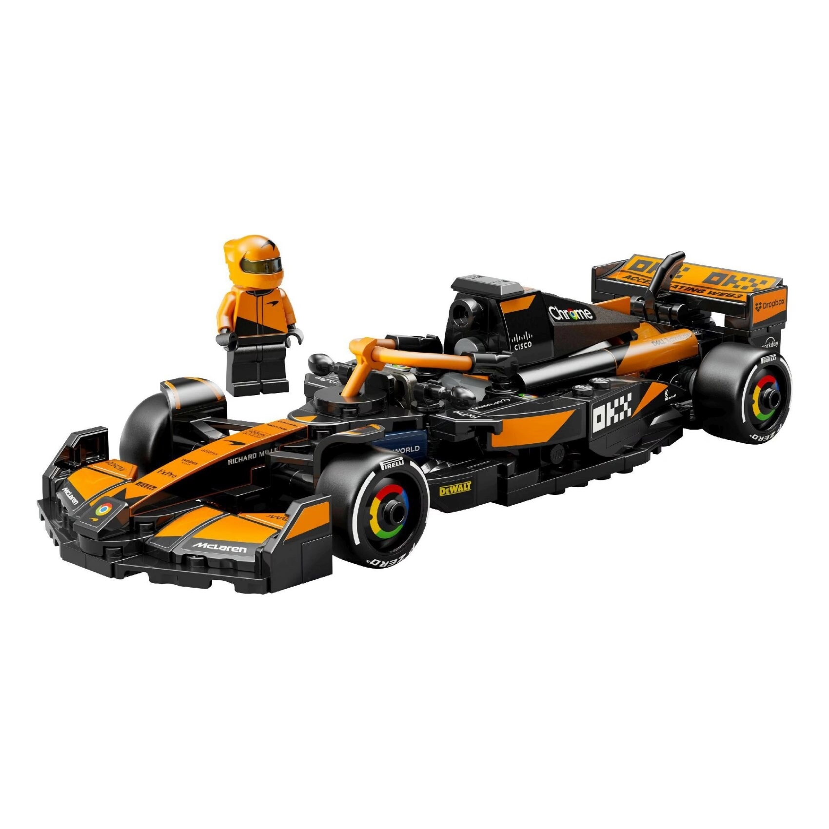 COLOR LAND CHILDRENS TOYS CENTER LLC Speed Champions McLaren F1 Team MCL38 Race Car (77251)