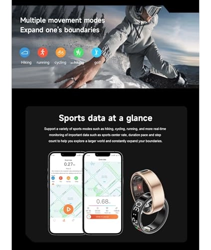 Smart Tracker Health Ring - IP68 Size 10