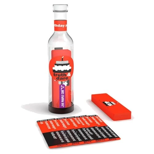 The Purple Cow Truth Dare Family - Card Game in a bottle