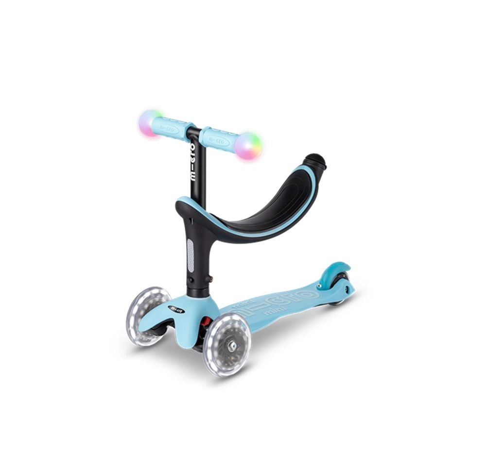 Mini 2Grow Deluxe Magic 3-Wheel Kick Scooter – 120/85mm LED