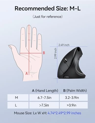Vertical Mouse - USB